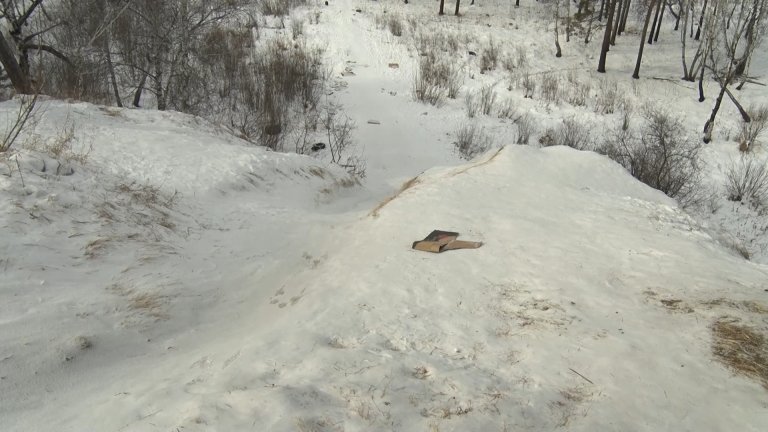 Стихийные горки проверили в Ангарске
